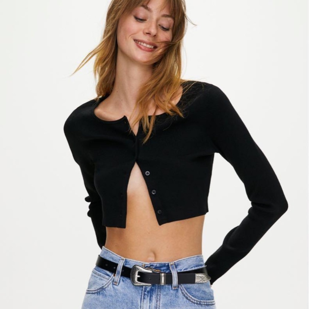 NEW Aritzia Sunday Best Izzy Cropped Cardigan